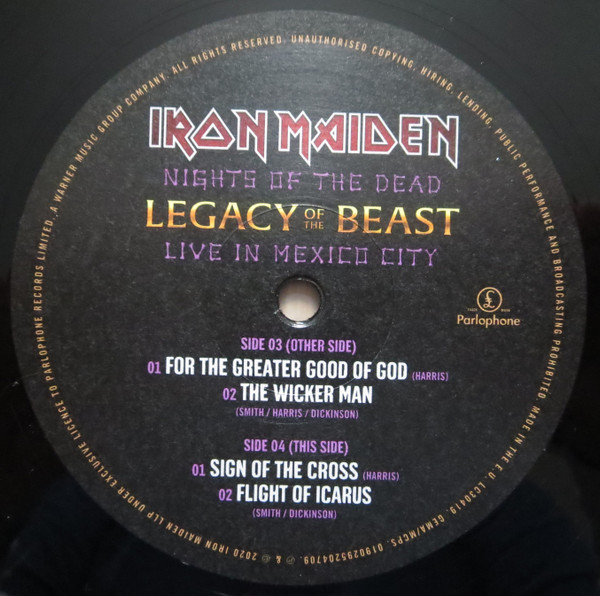 Iron Maiden - Nights Of The Dead, Legacy Of The Beast: Live In Mexico City (3LP)