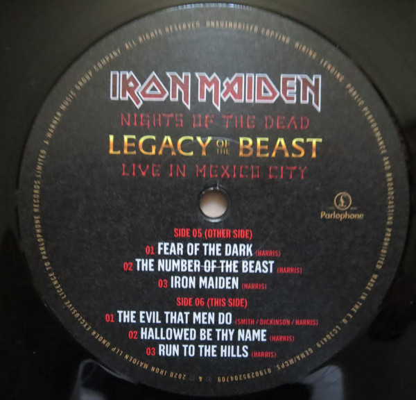 Iron Maiden - Nights Of The Dead, Legacy Of The Beast: Live In Mexico City (3LP)