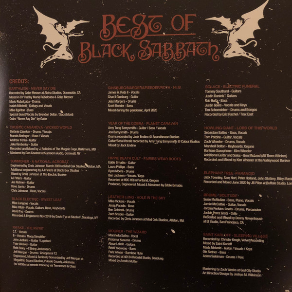 Various. Best Of Black Sabbath (Redux) (2LP)