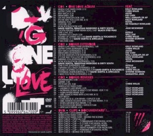 David Guetta. One Love. XXL. Limited Edition (Box set) (3CD + DVD)
