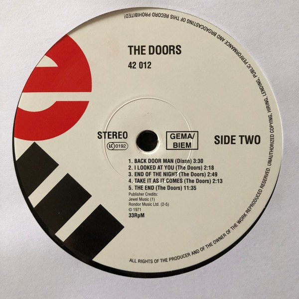 The Doors - The Doors (STEREO) (LP)