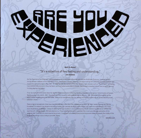 Jimi Hendrix — Are You Experienced UK (LP)
