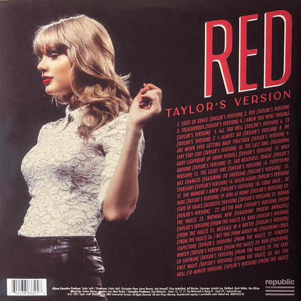 Taylor Swift. Red - Taylor's Version (4LP)