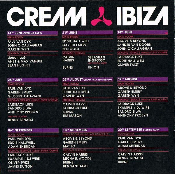 Above & Beyond - Cream Ibiza 2012 (2CD)