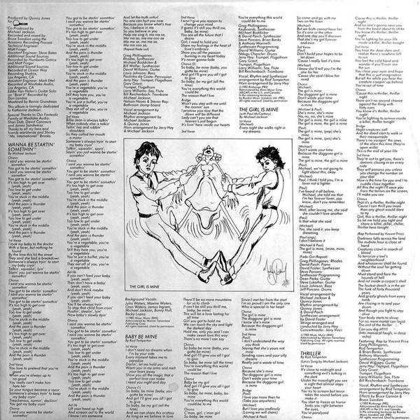 Michael Jackson - Thriller (LP)