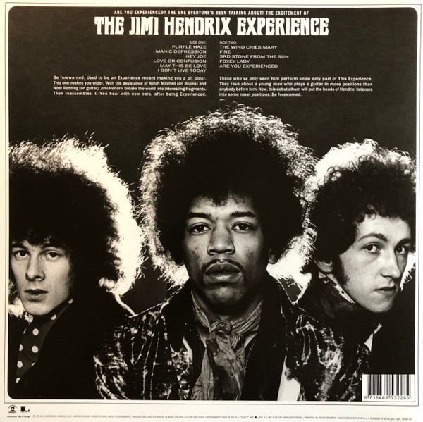 The Jimi Hendrix Experience - Are You Experienced US ( MONO) (LP)