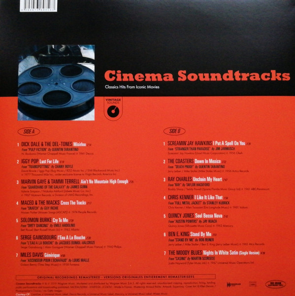 Cinema Soundtracks - Classics Hits From Iconic Movies (СборниК) (LP)