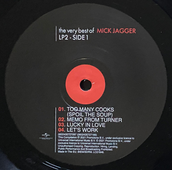 Mick Jagger - The Very Best of Mick Jagger (2LP)
