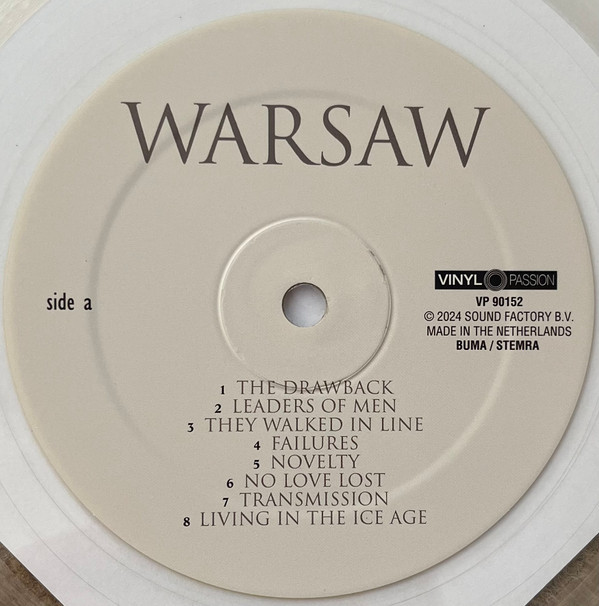 Warsaw - Warsaw (Limited Edit) (color) (Unofficial Release) (LP)