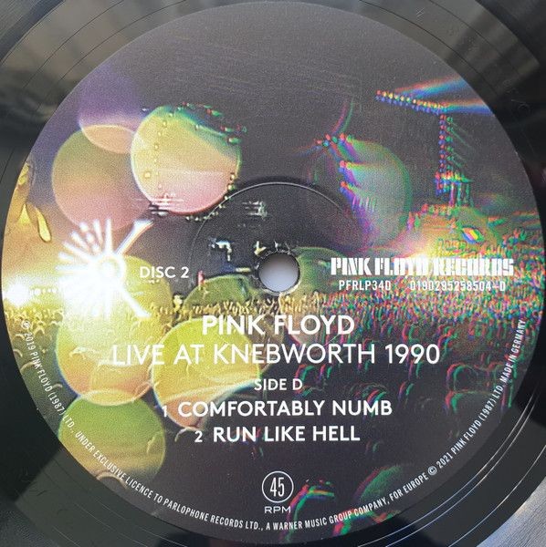 Pink Floyd - Live At Knebworth 1990 (Limited Edition) (2 LP)
