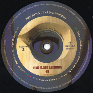 Виниловая пластинка Pink Floyd - The Division Bell (USA) (2LP)
