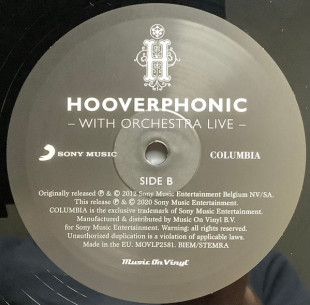 Hooverphonic – With Orchestra Live (Koningin Elisabethzaal 2012) (2LP)