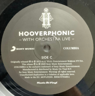 Hooverphonic – With Orchestra Live (Koningin Elisabethzaal 2012) (2LP)