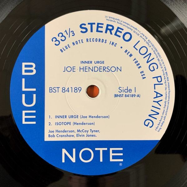Joe Henderson. Inner Urge (LP)