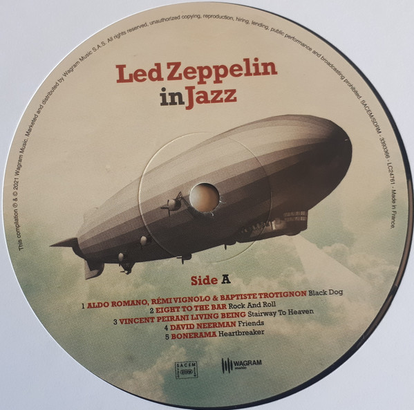 Led Zeppelin In Jazz: A Jazz Tribute To Led Zeppelin (СборниК) (LP)