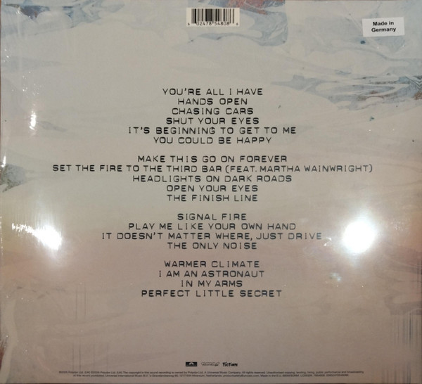Виниловая пластинка Snow Patrol - Eyes Open (20th Anniversary) (Expanded Edit) (Alternate Artwork) (color) (2LP)