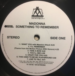 Madonna - Something To Remember (LP)