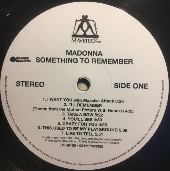 Madonna - Something To Remember (LP)