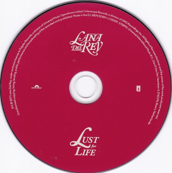 Lana Del Rey - Lust For Life (CD)