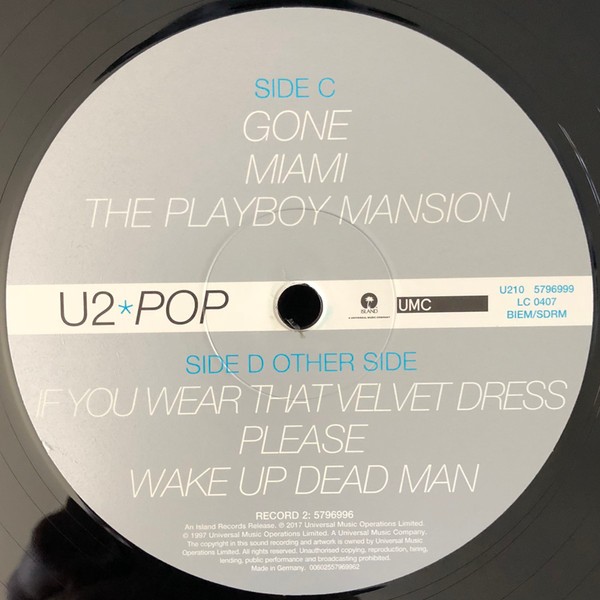 U2 - Pop (2LP)