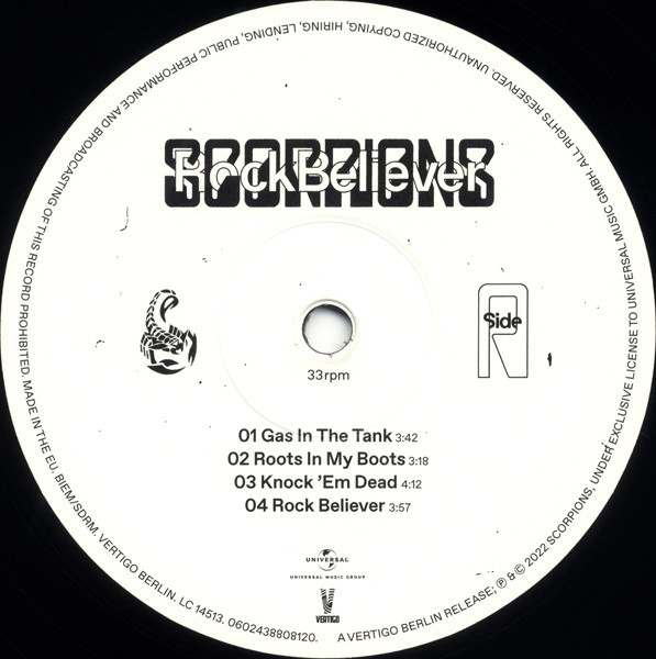 Scorpions - Rock Believer (deluxe) (2LP)