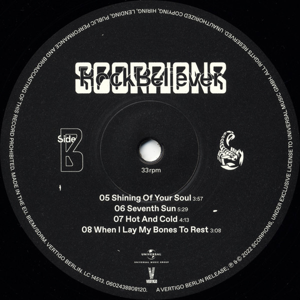 Scorpions - Rock Believer (deluxe) (2LP)
