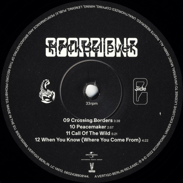 Scorpions - Rock Believer (deluxe) (2LP)