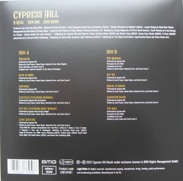 Cypress Hill - Back In Black (LP)