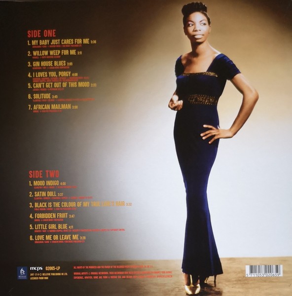 Nina Simone - My Baby Just Cares For Me (Stereo) (Lp)