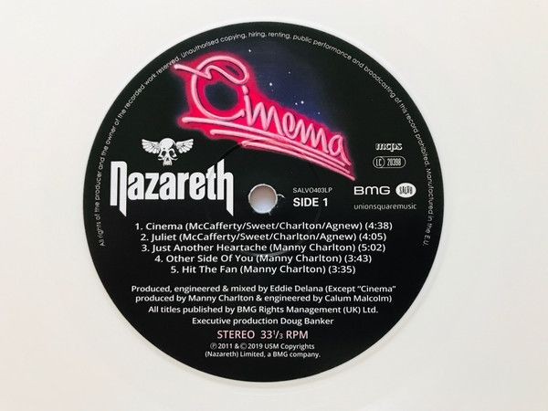 Nazareth - Cinema (color) (Lp)