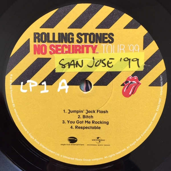 The Rolling Stones - No Security. San Jose '99 (3LP)