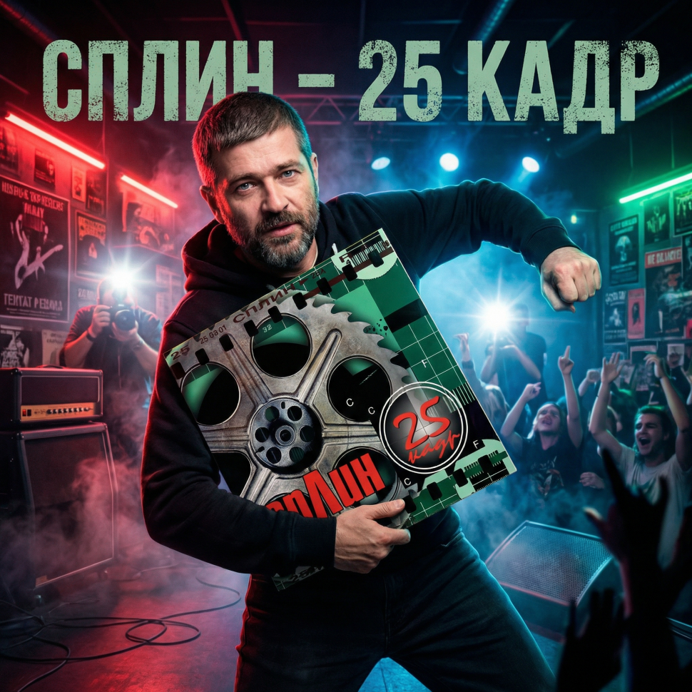 Сплин - 25-й кадр (colored Splatter) (LP)