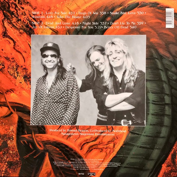 Motorhead - Snake Bite Love (coloured) (LP)