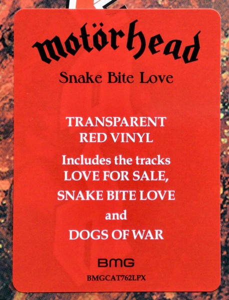 Motorhead - Snake Bite Love (coloured) (LP)