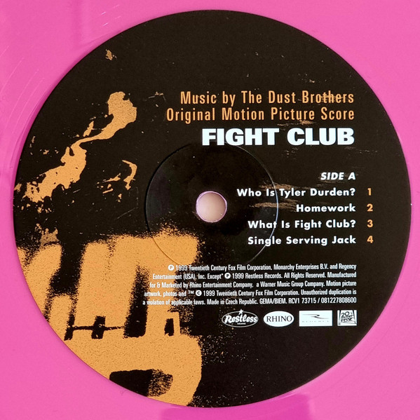 Dust Brothers - The Fight Club / Бойцовский клуб (soundtrack) (coloured) (2LP)