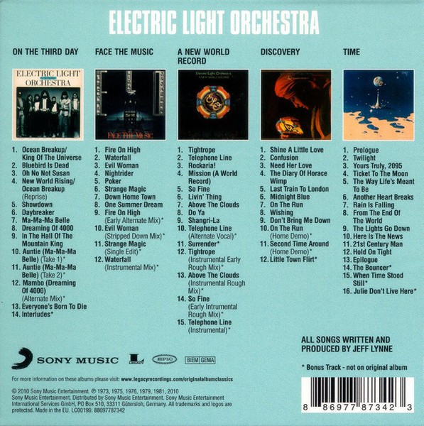 Electric Light Orchestra - Original Album Classics (5CD)