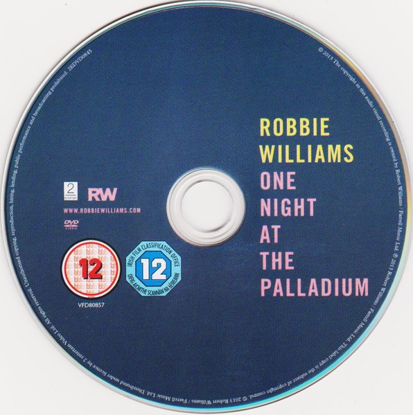 Robbie Williams – One Night At The Palladium (DVD)