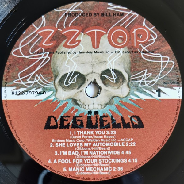 ZZ Top - Deguello (LP)