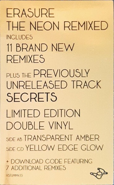 Erasure - The Neon Remixed (color) (2LP)