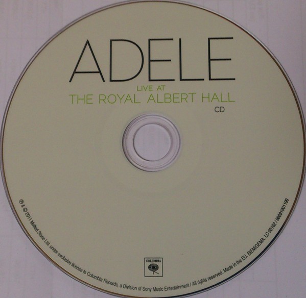 Adele - Live At The Royal Albert Hall (DVD + CD)