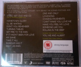 Adele - Live At The Royal Albert Hall (DVD + CD)