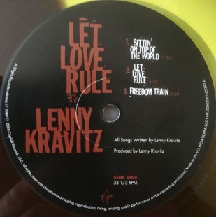 Lenny Kravitz - Let Love Rule (Limited Edit) (color) (2Lp)