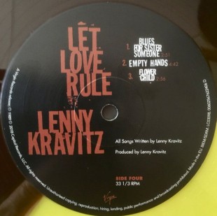 Lenny Kravitz - Let Love Rule (Limited Edit) (color) (2Lp)