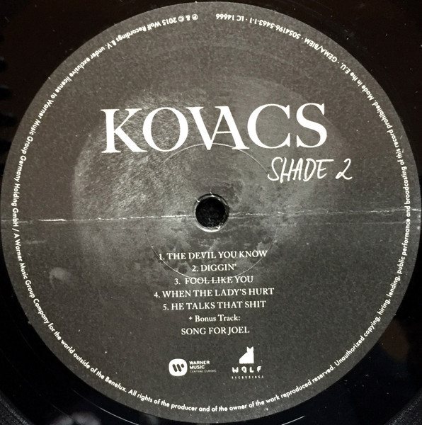 Kovacs - Shades Of Black (LP)