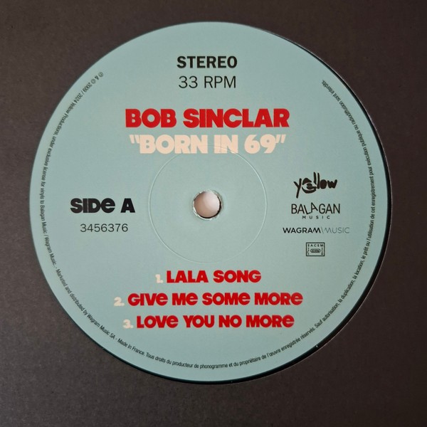 Bob Sinclar - Born in 69 (2LP)