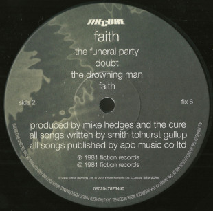 The Cure - Faith (LP)