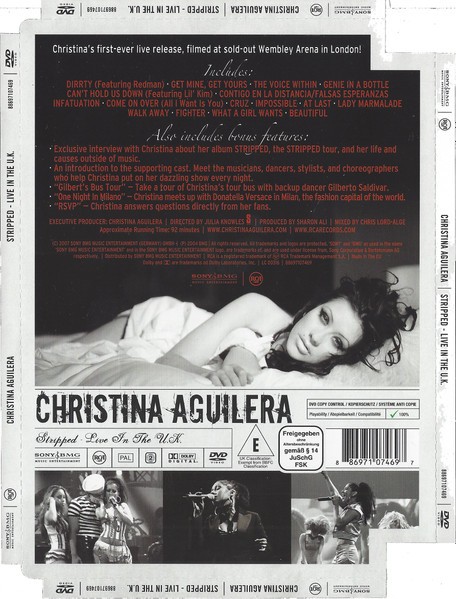 Christina Aguilera – Stripped (Live In The U.K.) (DVD)