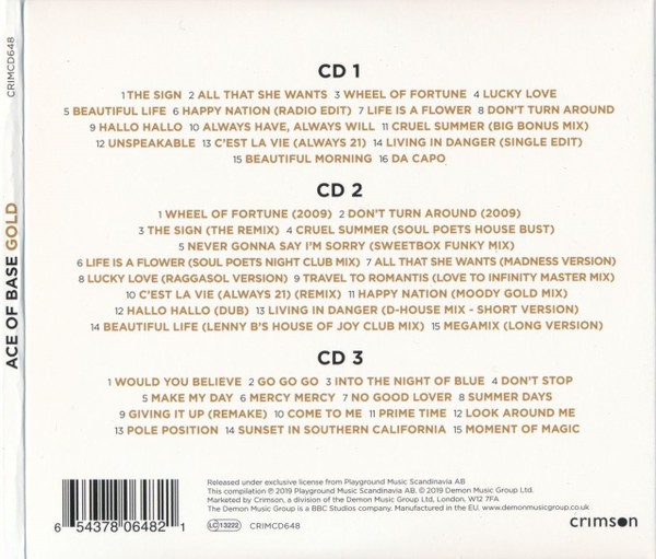Ace Of Base – Gold (3CD)