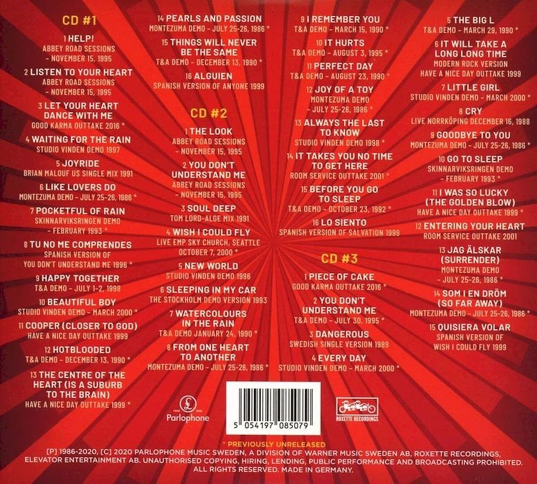 Roxette - Bag of Trix (Music From The Roxette Vaults) (Box set) (3 CD)