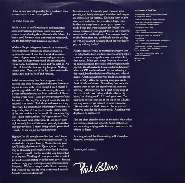 Phil Collins - Hello, I Must Be Going (LP)